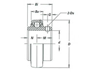 BUC Black Oxide Bearing Inserts - Dimensions