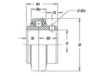 CUC Hard Chrome Coated Inserts - Dimensions