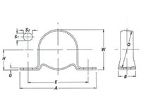 PP Pillow Block - Dimensions