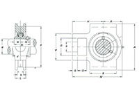 SUCST Take Up Units - Wide Slot - Dimensions