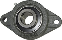 2-Bolt Flange UCFLX Silver Series (UCFLX05-25MM)