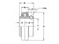 UC & UCW Bearing Inserts - Dimensions