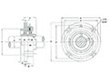 BUCNPFCS Nickel Plated Piloted Flanges - Dimensions