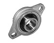 2-Bolt Flange KFL 000 Silver Series (KFL000-10MM)