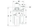 NA & NAW Bearing Inserts - Dimensions