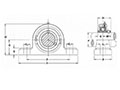 SNATP Thermoplastic Pillow Blocks - Dimensions