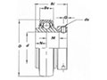 SNA Stainless Steel Bearing Inserts - Dimensions