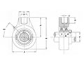 SUCNPHA/CUCNPHA Nickel Plated Hanger Units - Dimensions