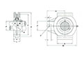 SUCSTRS Take Up Units - Narrow Slot - Dimensions