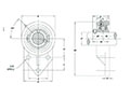 SUCTFB/CUCTFB/BUCTFB Thermoplastic 3-Bolt Flanges - Dimensions