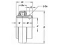 SUC Stainless Steel Bearing Inserts - Dimensions