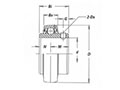 UC & UCW Bearing Inserts - Dimensions